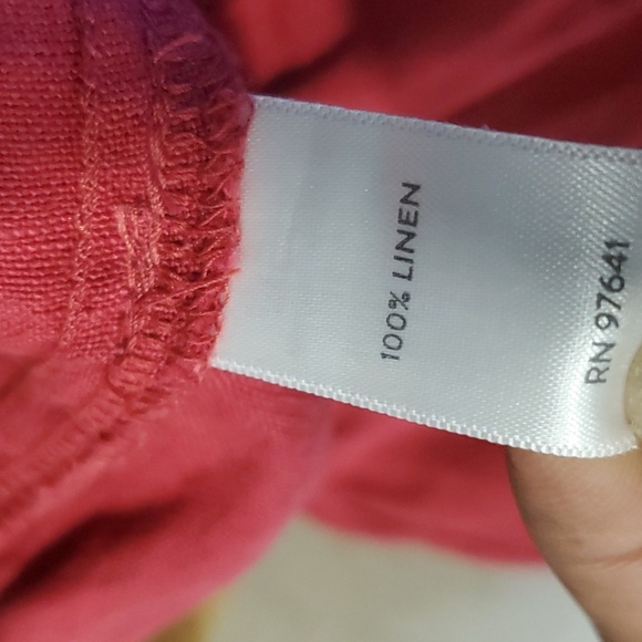 J Jill linen wide leg crop pants size s - Picture 11 of 11